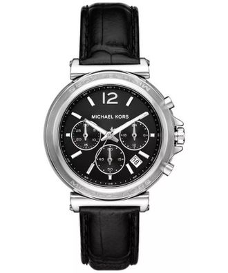 Michael Kors Maren WoMens Black Watch MK7499 Leather - One Size