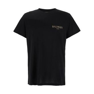 Balmain Hombre, Camisetas, Negro, Talla: M