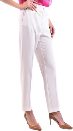 Blumarine Broek - Dames - Slim Fit Broeken - Wit - S - Polyester - Broeken