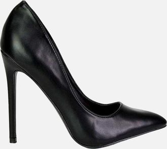 XY London Womens XY London Womens/Ladies Lu Lu High Stiletto Heel Court Shoes - Black - Size: 7