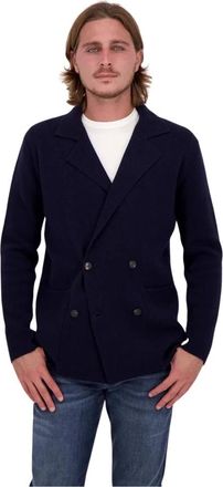 Tagliatore Willow Knit Blazer - Heren - Blazers - Blauw - XL - Wol - Jassen