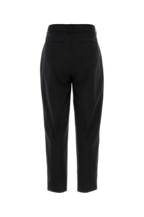 Pantaloni Torino Womens Black Stretch Cotton Blend Daisy Pant Nero Pantaloni
