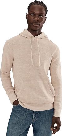 Faherty Sunwashed Sweater Hoodie Mens Clothing Natural : 2XL, Cotton