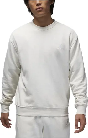 Nike Jordan Air Jordan Classic Flying Solid Color Fleece Lined Round Neck Sweatshirt White FQ1865-133