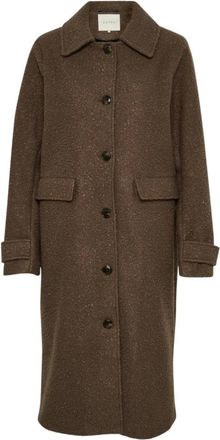 Kaffe KAannelise Cappotto - - Coats - Donna - Marrone - M