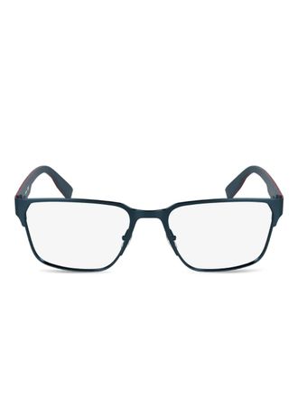 Lacoste rectangle-frame glasses - Blue