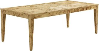 TOV Furniture Tov Furniture Brandyss Natural Burl Rectangular Dining Table