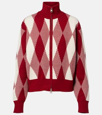 Varley Karina knitted jacquard jacket