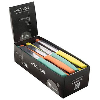 Arcos Cuchillo Mondador Colores 806200 Surtido, Cuchillo Mondador Colores 806200cuchillo Mondador De 85 Mm De Hojacuchillos Peque&ntilde;os, Ligeros, Manejables Y 