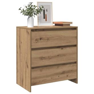 Berkfield Home Sideboard Artisan Oak 70x41x75 cm Engineered Wood in Brown | Size: 70 x 41 x 75 cm