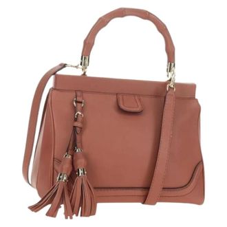 Gucci Pre-owned Handbags, female, Pink, Size: ONE SIZE Pre-owned Vintage Handbag