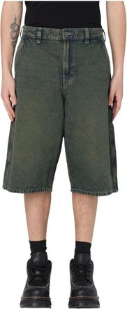 Dickies Denim Shorts, male, Green, W34, Cargo Shorts