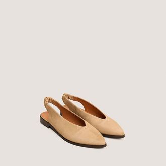 Jonak Su&egrave;de slingback ballerinas Acajou