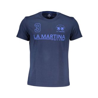 La Martina T-shirt - - Tops - Uomo - Blu - L