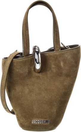 Jacquemus The Bambola Small Suede Bucket Bag