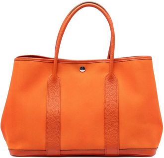 Herm&egrave;s Pre-owned Hermes Toile and Negonda Garden Party 36 Ladies Q3WPX9MKC4J4K5WL