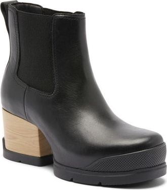 Sorel Roamn Chelsea Platform Boot in Black/gum at Nordstrom, Size 7.5