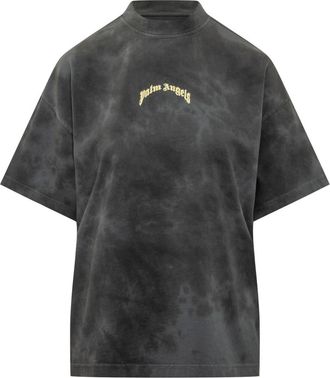 Palm Angels Black Graphic Crew Neck T-Shirt