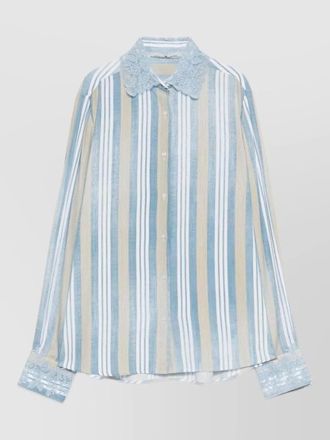 Ermanno Scervino striped shirt long sleeves pointed collar