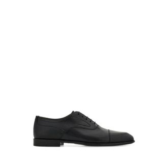 Ferragamo Heren, Schoenen, Zwart, Maat: 40 1/2 EU Leer