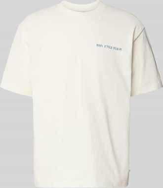 Marc O'Polo Denim Marc OPolo Denim Relaxed Fit T-Shirt aus reiner Baumwolle in Weiss, Gr&ouml;&szlig;e XXL