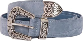 Orciani Belts, female, Blue, Size: 85 CM Cintura