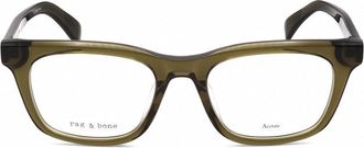 Rag & Bone Mens Green Rectangular Eyeglass Frames RNB8002/G