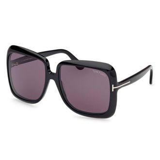 Tom Ford Lorelai Dark Grey Sport Ladies Sunglasses FT1156 01A 59