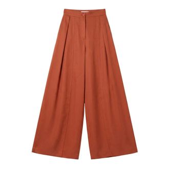 Hope Wide Trousers, female, Orange, Size: S Pantalone