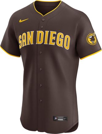 Nike Manny Machado San Diego Padres Nike Mens Dri-FIT ADV MLB Elite Jersey in Brown | 9B10PYRDPY9-FH3