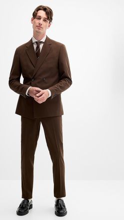 Lindbergh Mens REPREVE double-breasted suit Slim fit