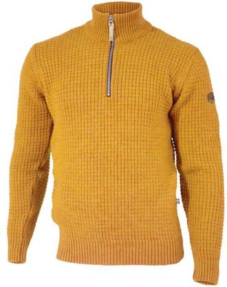 Ivanhoe of Sweden Moritz Half Zip Wollpullover f&uuml;r Herren | gelb
