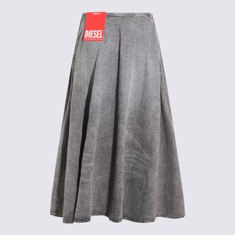 Diesel Womens Skirts Grey _co Cly Md