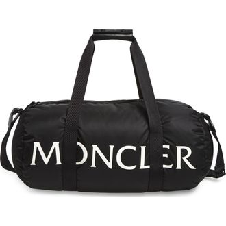 Moncler Duddle Nylon Duffle Bag in Black at Nordstrom