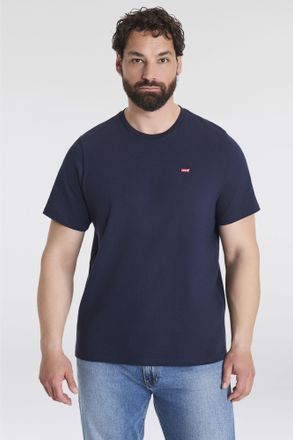 Levi's Plus T-Shirt LEVIS PLUS LE BIG ORIGINAL HM TEE, Herren, Gr. 4XL (72/74), blau (marineblaus), Jersey, Obermaterial: 100% Baumwolle, Rundhals, Shirts T-Shirt