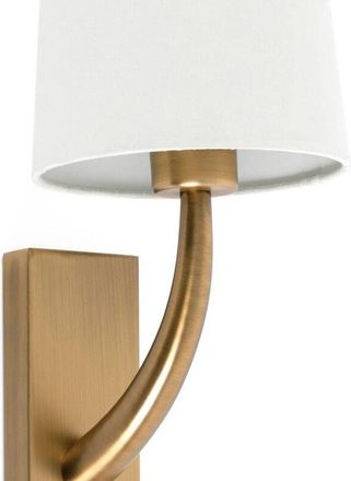Faro Barcelona Rem Aplique De Pared Oro Viejo Mate/blanca 29681-19