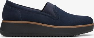 Clarks Zylah Sky Navy Suede
