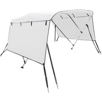 vidaXL Toldo Bimini 3 Arcos Con Paredes Laterales 183x(154-167)x137 Cm Vidaxl