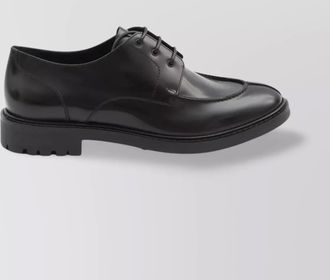 Saint Laurent lino derbies in smooth leather