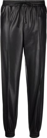 Philosophy di Lorenzo Serafini Leather Broeken - Dames - Broeken - Zwart - M - Broeken