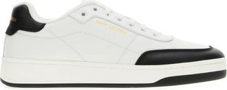 Saint Laurent Sl/61 Sneakers - Heren - Sneakers - Wit - 41 EU - Leer - Schoenen