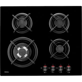 Amica 1106132 Cocina De Gas Sobre Vidrio