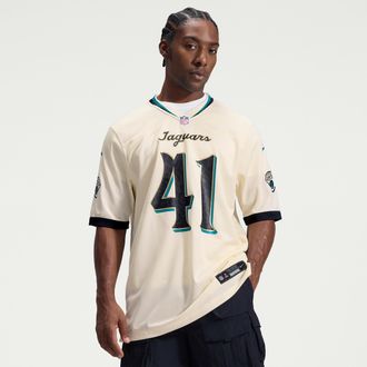 Nike Josh Hines-Allen Jacksonville Jaguars Rivalries Collection Nike Mens NFL Game Jersey in Brown | 67NM0JFM9NF-NV2