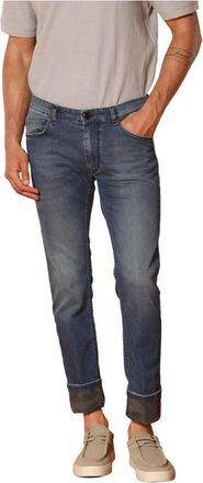 Mason's Heren, Jeans, Blauw, Maat: W40 Denim