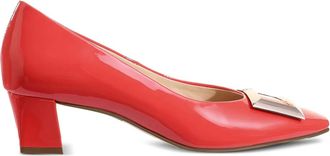 Högl Etienne lakleren pumps met blokhak - Rood