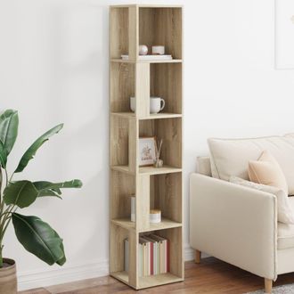vidaXL Vidaxl - Mueble De Esquina Madera Ingenier&iacute;a Roble Sonoma 33x33x164,5 Cm