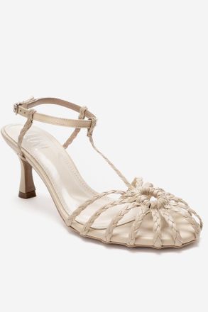Prologue Gerald Gevlochten Riem Stiletto Pump