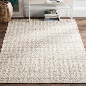 Safavieh Kilim Hand Made Area Rug, Grey / Ivory Traditional Style Non-Shedding