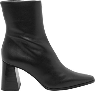 &Aacute;ngel Alarc&oacute;n Black Pump Booties