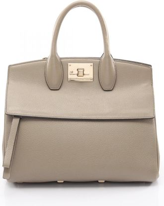 Ferragamo Leather Handbag (Pre-Owned)